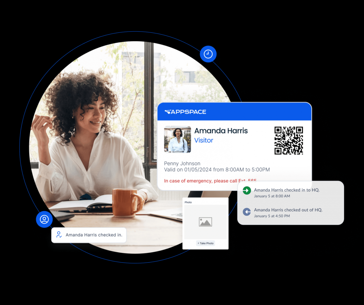 Visitor management app