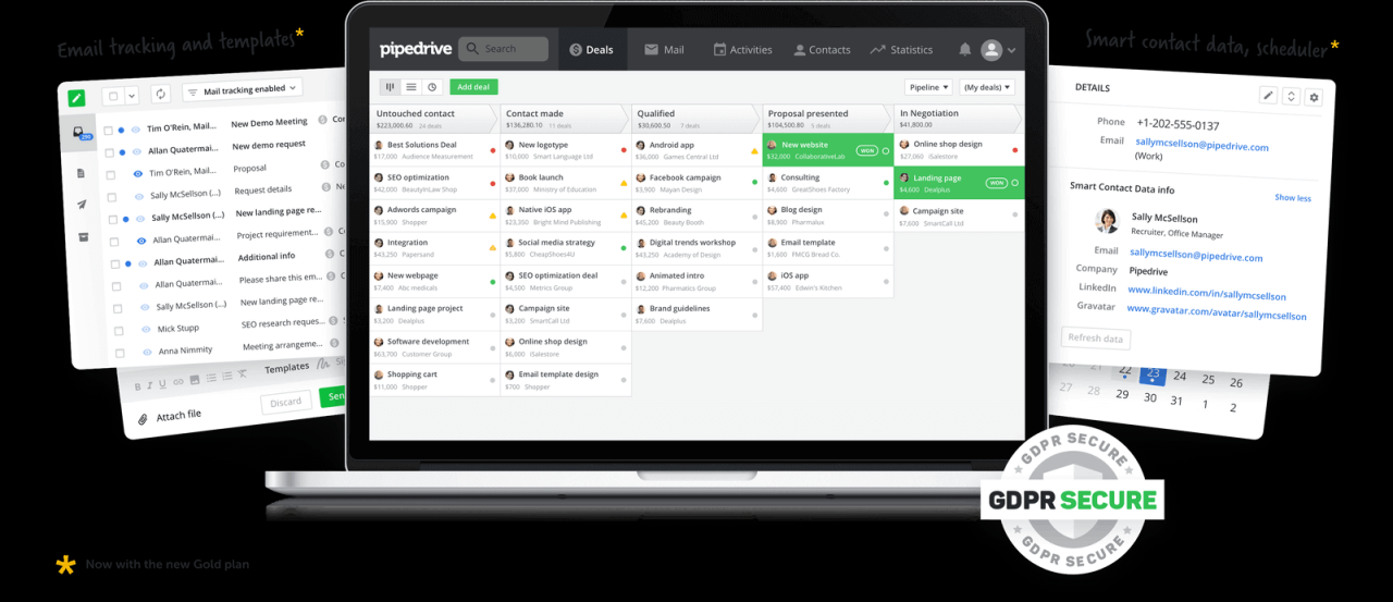 Pipedrive crm software