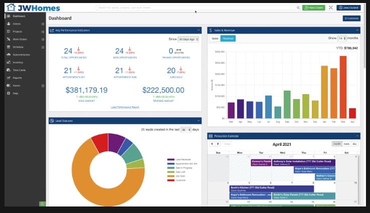 Contractor software crm
