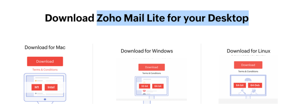 Zoho desktop app