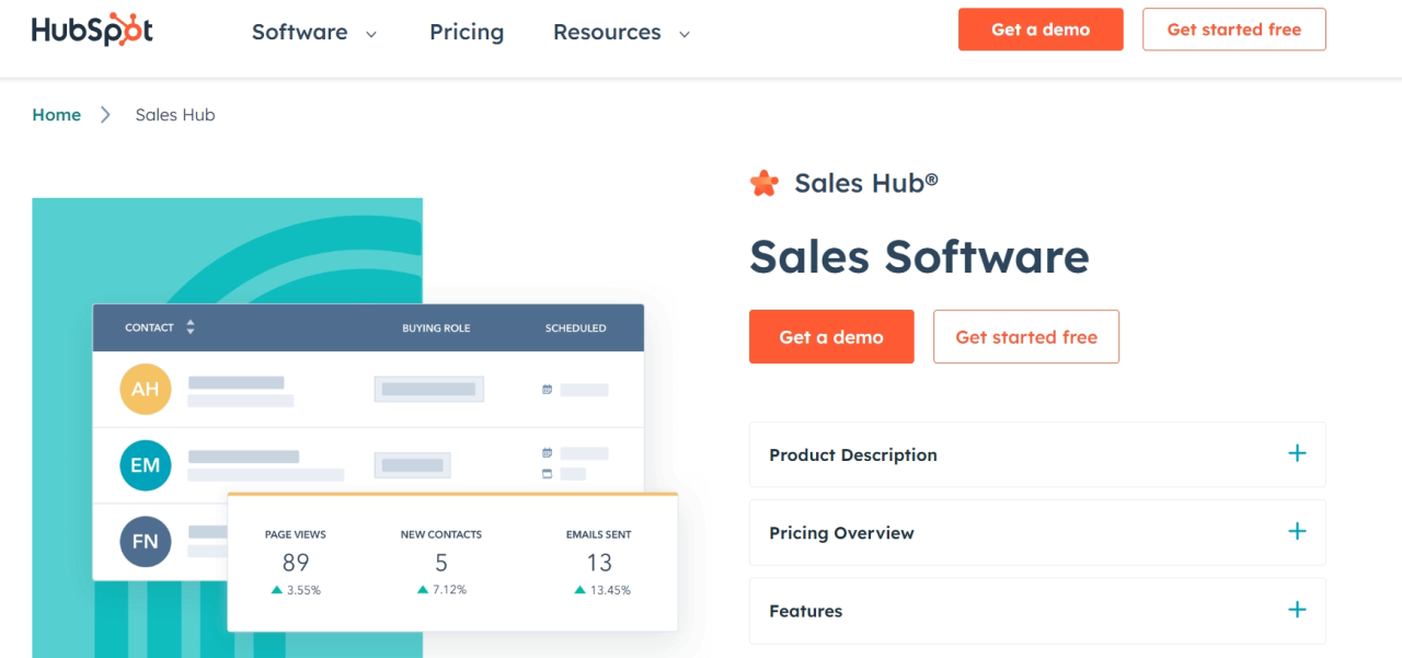 Sales and marketing automation software