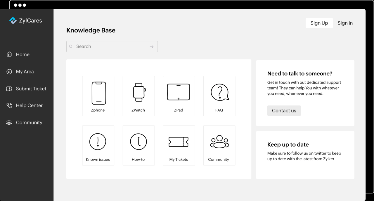 Ticketing desk email zoho system ticket tickets customers help
