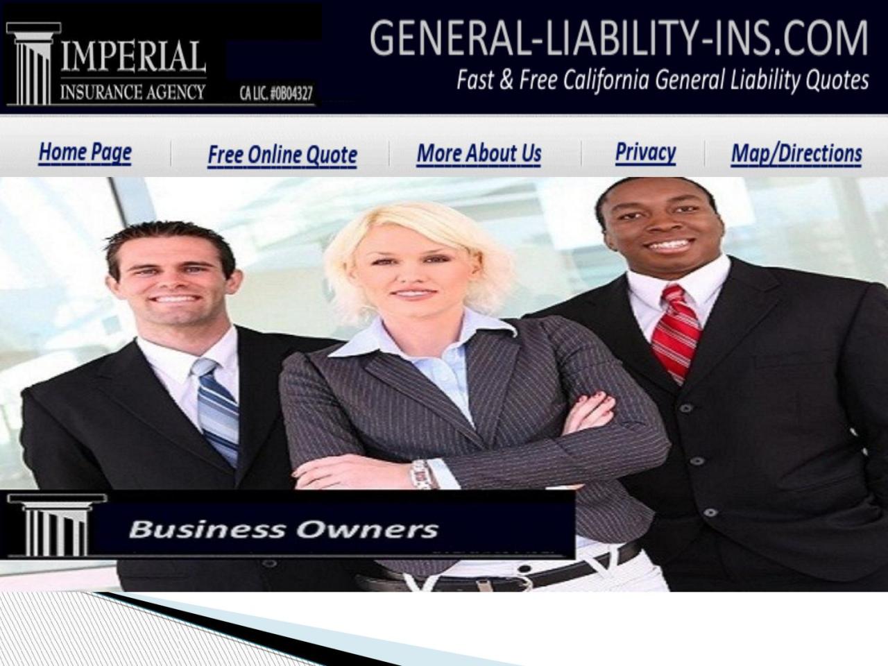 General liability insurance for independent consultants