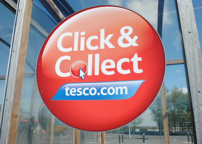Click and collect at tesco
