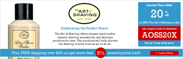 The art of shaving coupon code