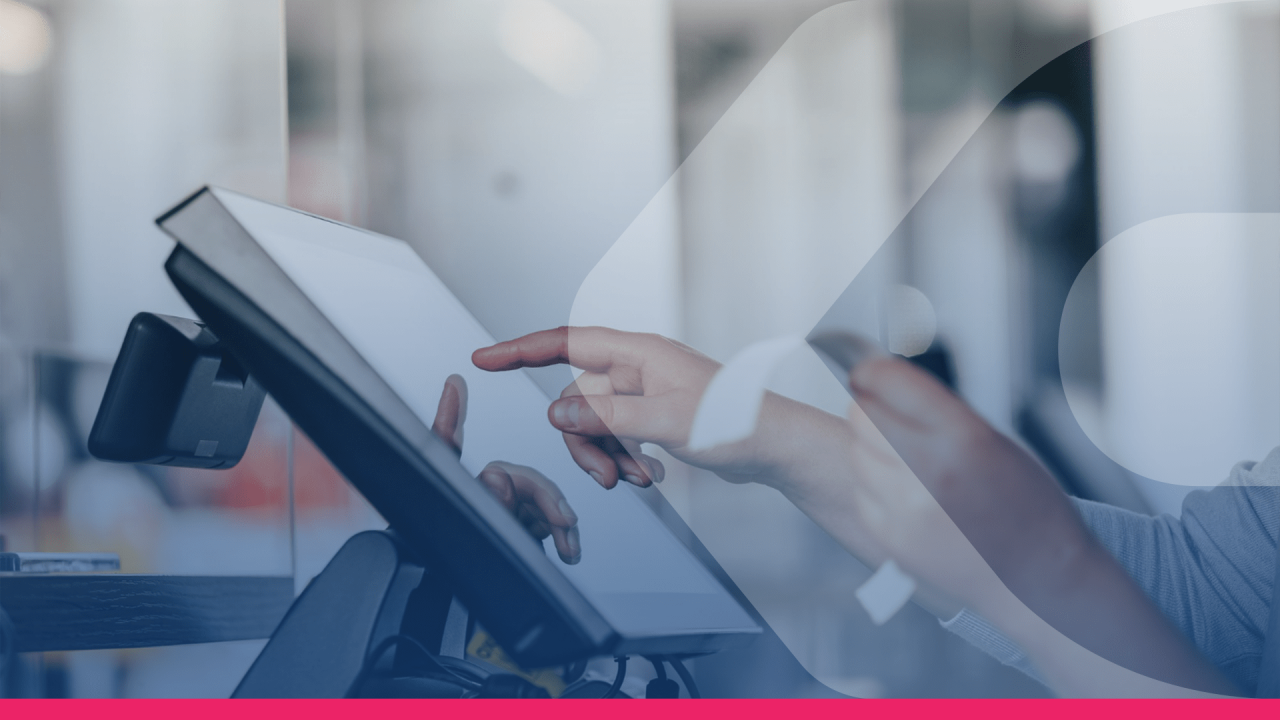 Epos system for retail shop