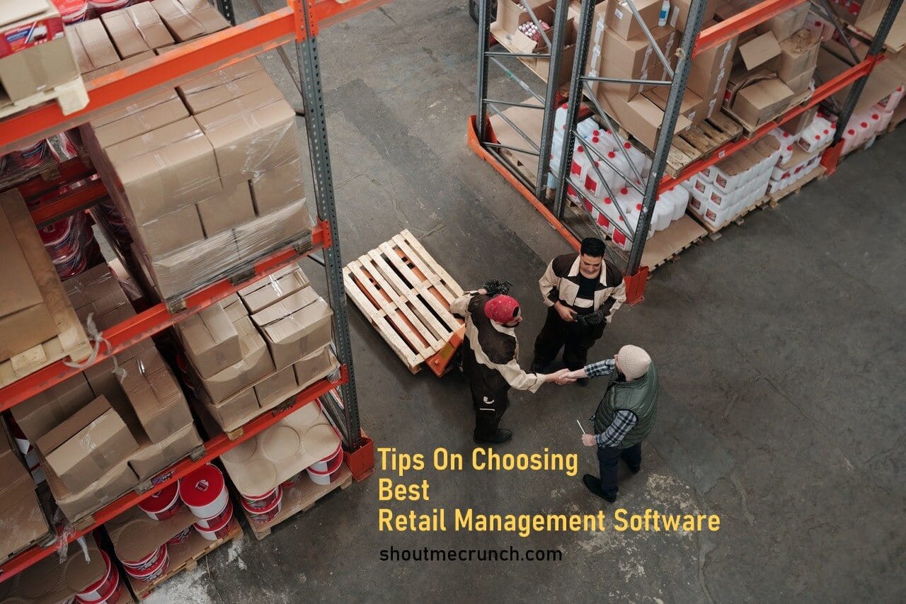 Retail shop management software