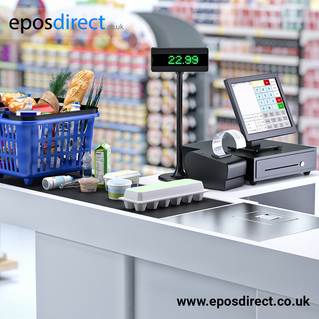 Epos system for retail shop
