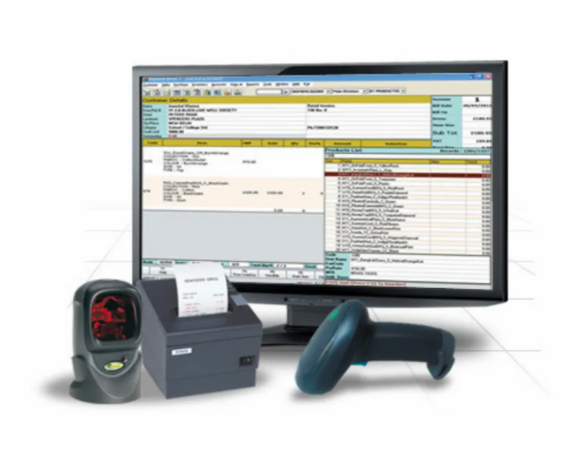 Software for retail shop billing
