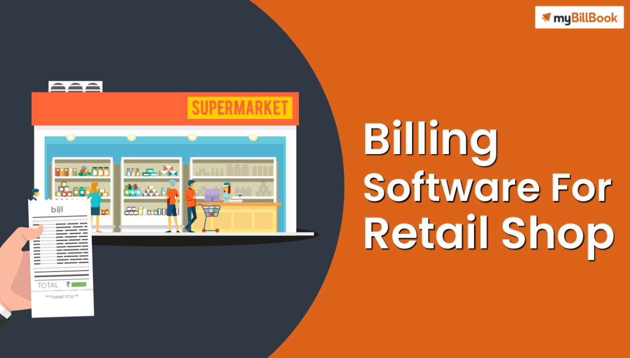 Billing software for retail shops