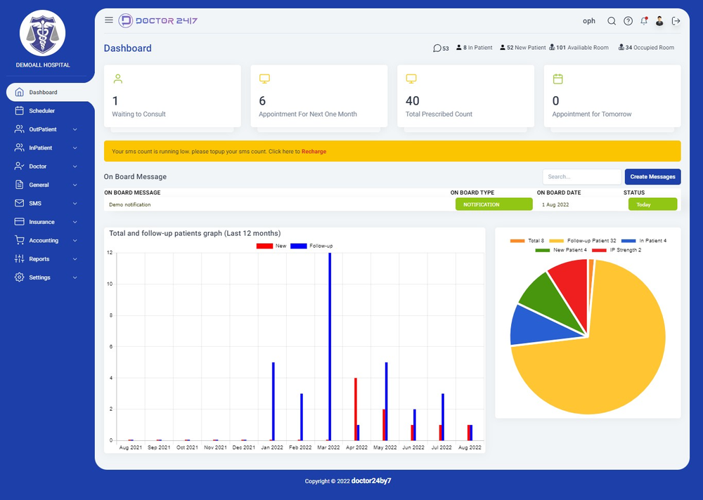 Electronic medical records software demo
