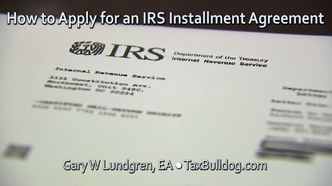 Make irs installment payment
