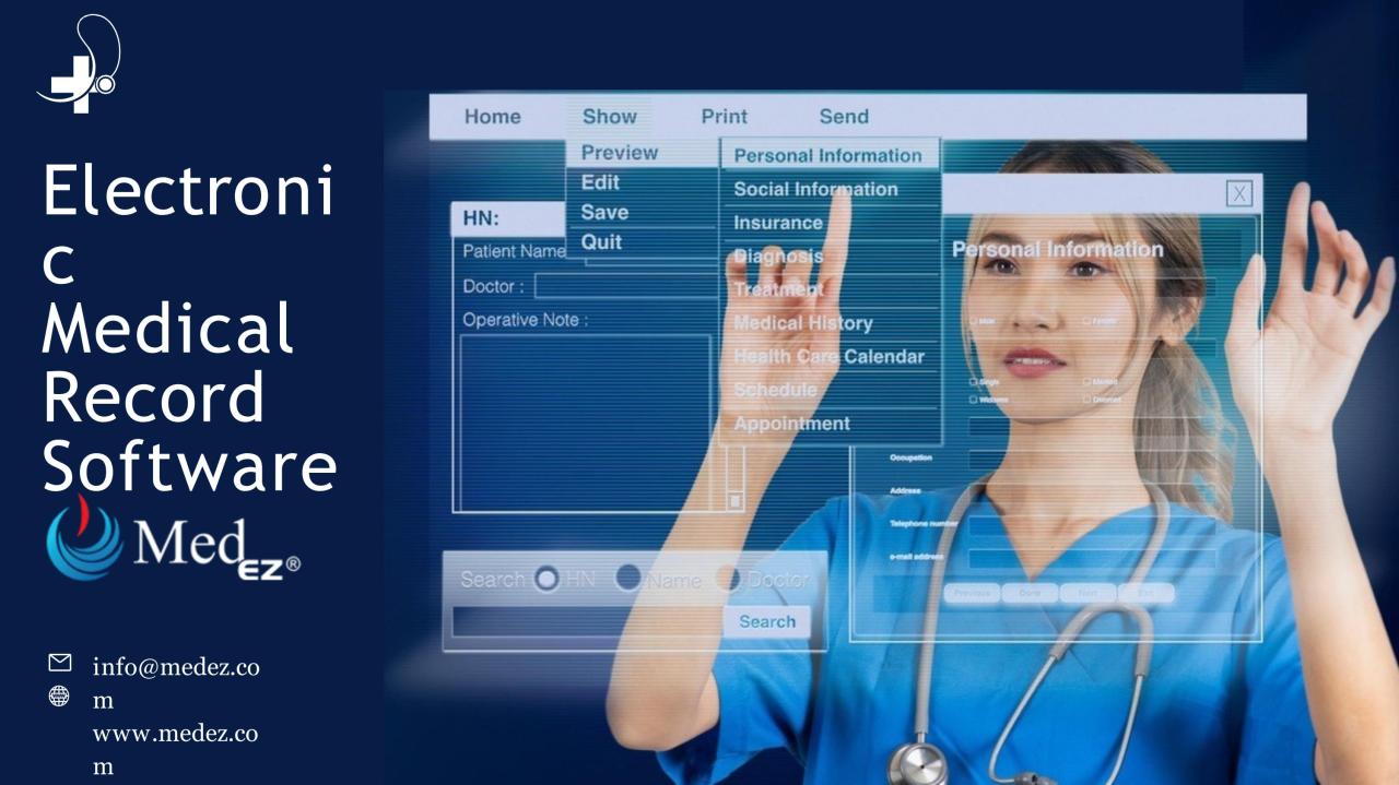 Electronic medical records software demo