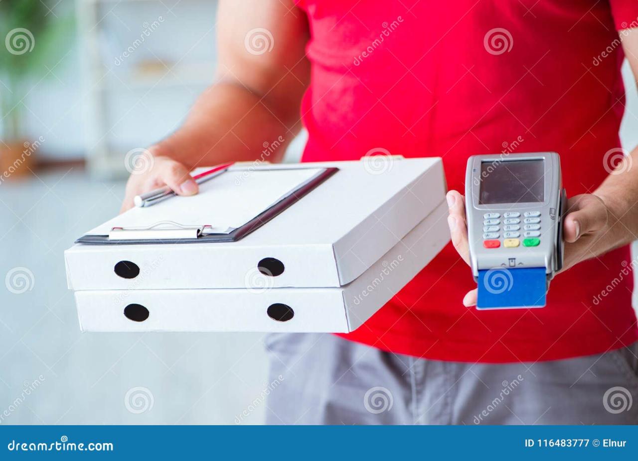 Pizza cash on delivery