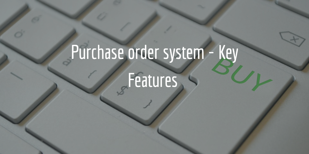 Electronic purchase order system