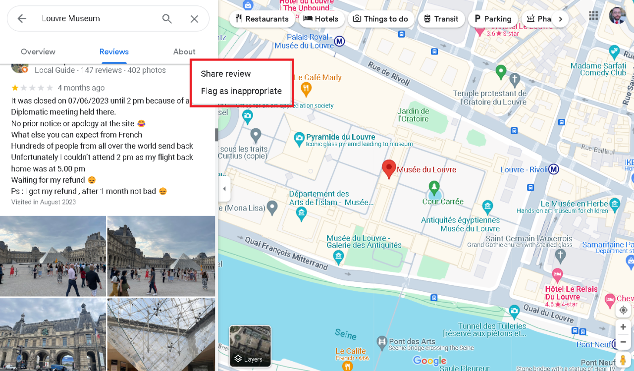 Pay to remove google reviews