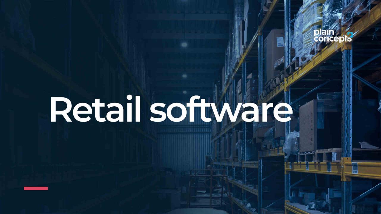 Retail shop accounting software